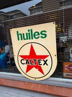 CALTEX oud groot garage reclamebord, Verzamelen, Ophalen, Zo goed als nieuw, Reclamebord