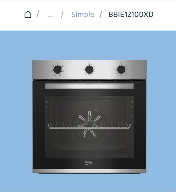 Beko oven met heteluchtoven NIEUW, Elektronische apparatuur, Ovens, Nieuw, Inbouw, Oven, 60 cm of meer, Hete lucht, Ophalen