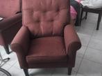 Klassiek Engelse fauteuils bordeaux rood wijnrood GRATIS, Huis en Inrichting, Ophalen, Klassiek, 75 tot 100 cm, Zo goed als nieuw