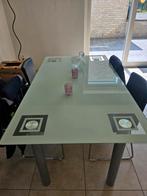 Tafel  en 4 stoelen., Ophalen, Gebruikt