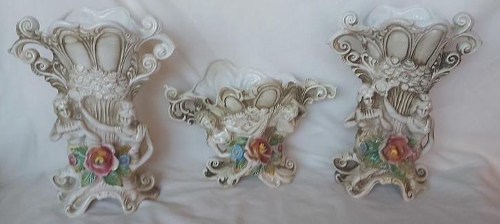 kaststel / vazenstel made in italie, Antiek en Kunst, Curiosa en Brocante, Ophalen
