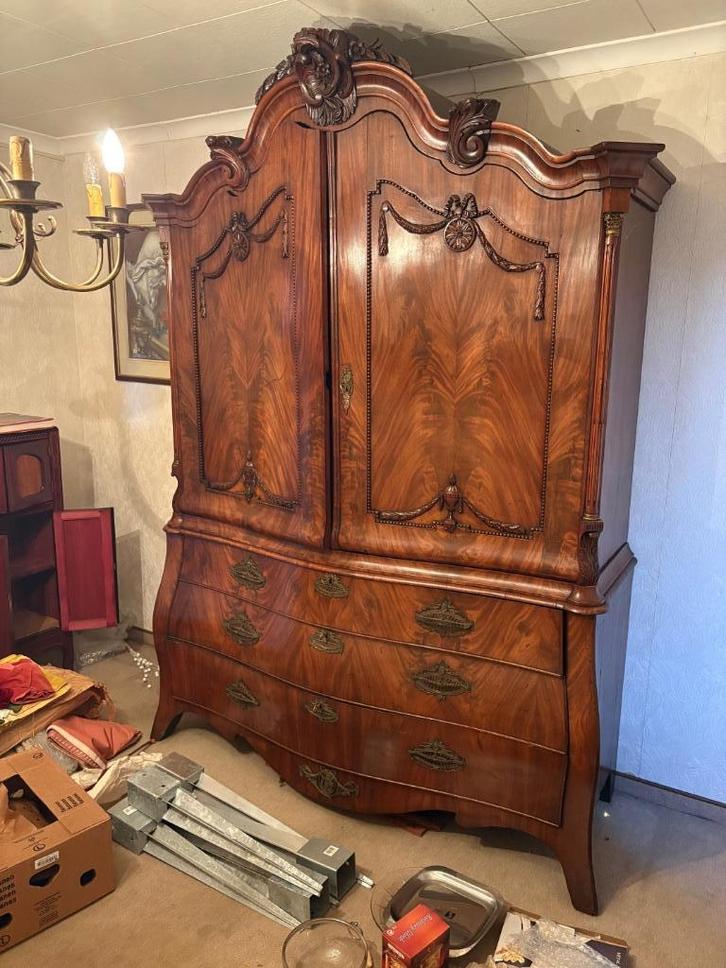 Antieke kast neoklassiek, Antiek en Kunst, Antiek | Meubels | Kasten, Ophalen