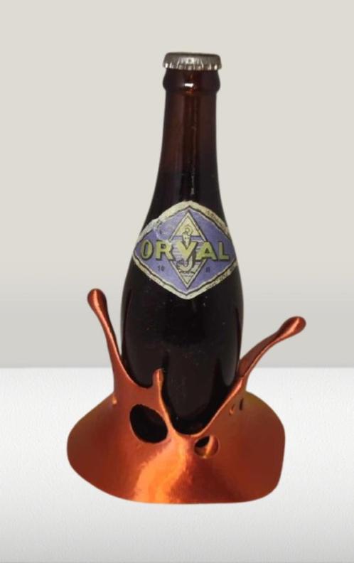 ORVAL sculptuur flessenhouder, Verzamelen, Biermerken, Nieuw, Overige typen, Ophalen of Verzenden