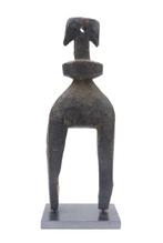 Art West Africa - Loom katrolbeugel met metalen voet - Mali, Antiek en Kunst, Ophalen of Verzenden