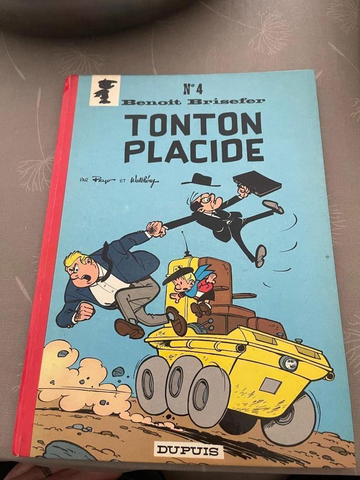 Strip 'Tonton Placide' Benoit Brisefer Eerste druk 1969, Boeken, Stripverhalen, Gelezen, Eén stripboek, Ophalen of Verzenden