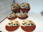 LOT de 6 Assiettes " CREATABLE  "  21cm, Assiettes(s), Enlèvement ou Envoi, Comme neuf, Céramique