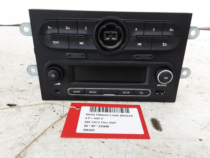 RADIO Renault Twingo III (AH) (01-2014/-) (280213836R), Auto-onderdelen, Overige Auto-onderdelen, Renault, Gebruikt