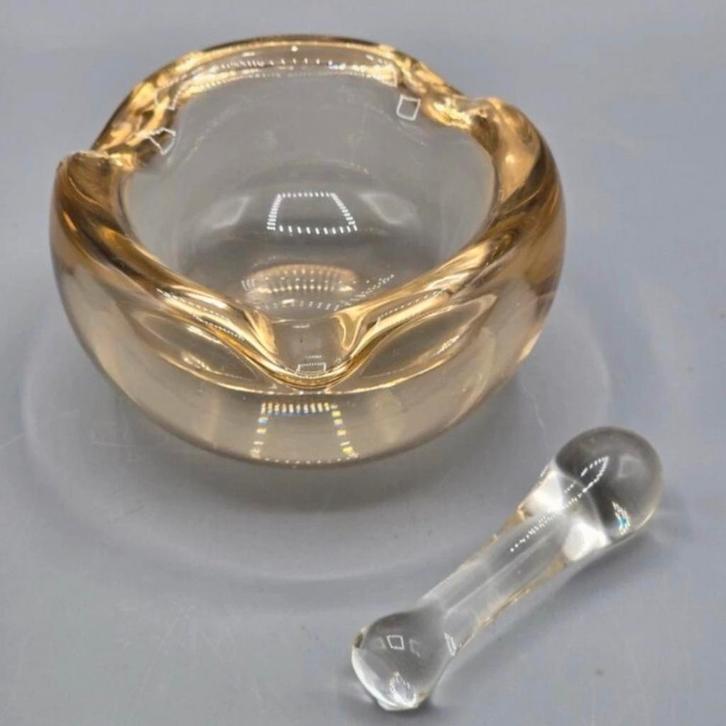 Daum Nancy vijzel, Antiek en Kunst, Antiek | Glaswerk en Kristal, Ophalen of Verzenden