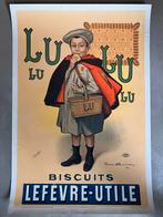Affiche Lu Lu Biscuits Lefèvre-Utile herdruk, Verzamelen, Posters, Ophalen of Verzenden