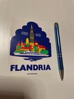 Sticker antwerpen Flandria, Verzamelen, Ophalen of Verzenden, Zo goed als nieuw, Overige typen