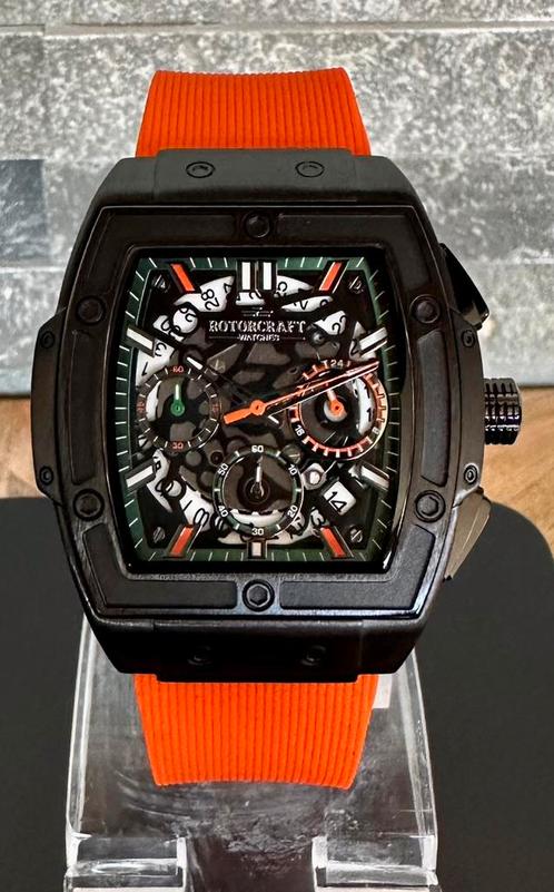 ROTORCRAFT UNIVERSE T.W.V.589€! 💯%NIEUW, ORIGINEEL!, Handtassen en Accessoires, Horloges | Heren, Nieuw, Polshorloge, Ophalen of Verzenden