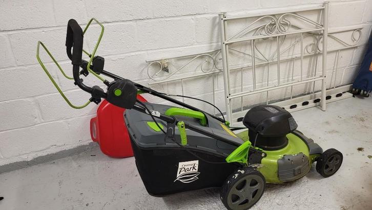 Tondeuse Électrique CPE1846A/EL Central Park - 46cm - 1800W, Tuin en Terras, Grasmaaiers, Zo goed als nieuw, Elektrische grasmaaier