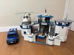Playmobil grand commissariat police 6919 avec helicopter, Comme neuf