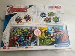 Marvel Avengers, puzzel, donino en memmorie, Ophalen, 10 tot 50 stukjes, Zo goed als nieuw, 4 tot 6 jaar