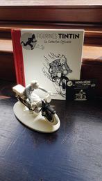 tintin figurine moto hors série noir et blanc, Collections, Tintin, Statue ou Figurine, Enlèvement ou Envoi, Neuf