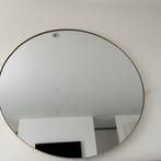 Spiegel 80 cm met gouden rand, Huis en Inrichting, Woonaccessoires | Spiegels, Ophalen of Verzenden
