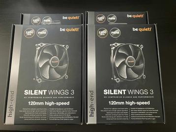 4x SILENT WINGS 3 120mm PWM high-speed beschikbaar voor biedingen