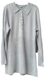 Tuniek/lange trui met 4 knoopjes en kraagje maat S, Ophalen of Verzenden, Gedragen, Maat 36 (S), Blauw