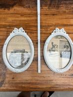 Foto kaders uit hout met glas vintage., Antiek en Kunst, Curiosa en Brocante, Ophalen