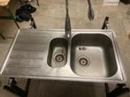 Evier de cuisine INOX, Ophalen, Overige kleuren, 50 tot 100 cm, Zo goed als nieuw