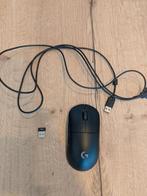 Logitech G PRO Wireless Gaming Muis, Computers en Software, Rechtshandig, Muis, Gebruikt, Ophalen of Verzenden