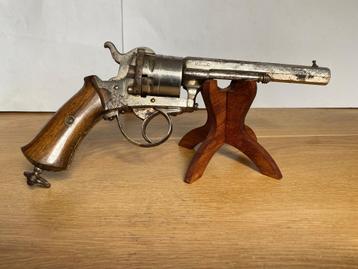 Antieke 9mm Lefaucheux Penvuur Revolver beschikbaar voor biedingen