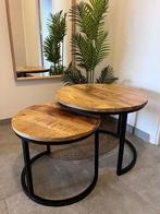 Lot de 2 Tables Basses, Enlèvement, Comme neuf, Rond, Industriel
