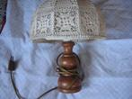 Lamp, Huis en Inrichting, Lampen | Tafellampen, Minder dan 50 cm, Gebruikt, Ophalen of Verzenden, Hout
