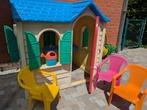 maisonnette enfant extérieur + 3 chaises à vendre, Kinderen en Baby's, Speelgoed | Buiten | Zandbakken, Ophalen, Gebruikt