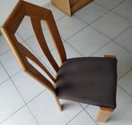6 stoelen met stoffen bekleding, Ophalen, Gebruikt, Bruin, Vijf, Zes of meer stoelen