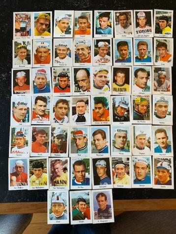 51 plaatjes wielrenners, jaren '60 beschikbaar voor biedingen