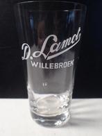 oud bierglas Desire Lamot Willebroek (facetten), Ophalen of Verzenden, Gebruikt, Glas of Glazen, Overige merken