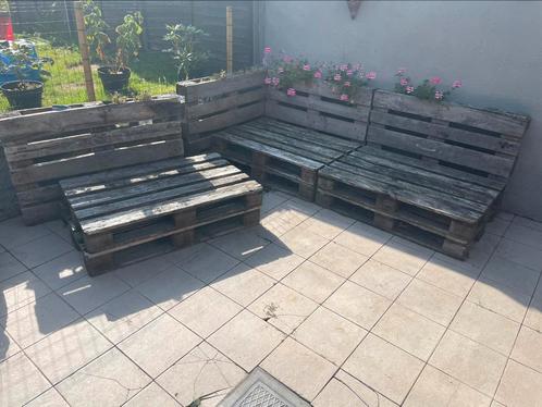 GRATIS Tuinset / lounge, Tuin en Terras, Tuinsets en Loungesets, Loungeset, Hardhout, Bank, Bijzettafel, Ophalen