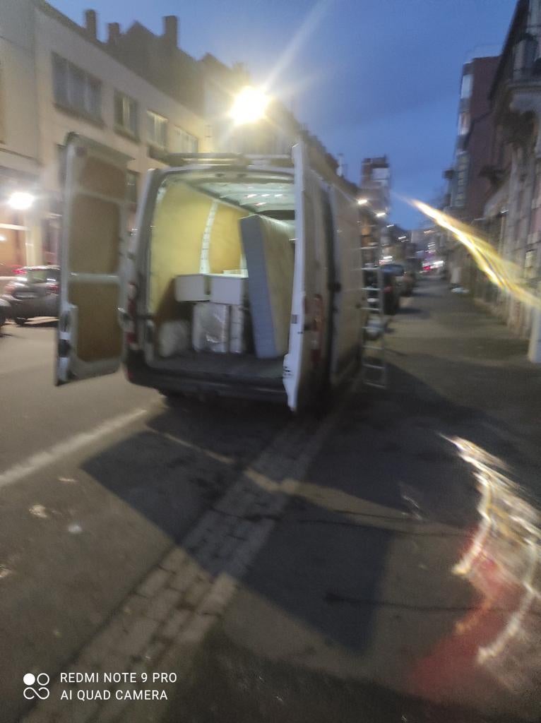 Camionnette de transport est déménagement, Auto's, Bestelwagens en Lichte vracht, Bedrijf, Ophalen