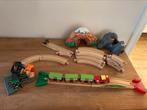 Lot houten treinset, Kinderen en Baby's, Ophalen of Verzenden, Gebruikt