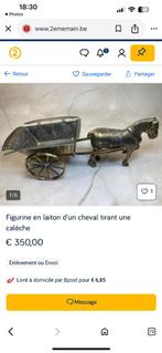 Cheval en laiton, Enlèvement, Bronze