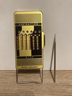 Antieke rekenmachine met metalen Ritz-trekker., Ophalen of Verzenden
