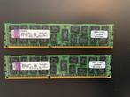 2x Kingston KTH-PL316/8G – 16GB totaal, Computers en Software, RAM geheugen, Gebruikt, Server, DDR3, Ophalen of Verzenden