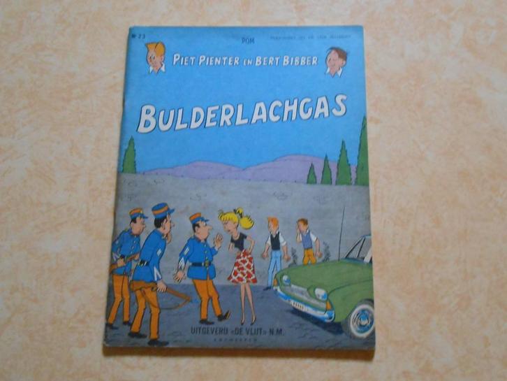 piet pienter en bert bibber 23 bulderlachgas  1965  1ste dr, Boeken, Stripverhalen, Gelezen, Eén stripboek, Ophalen of Verzenden