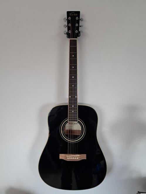 Red Hill W160 Black - Western gitaar, Muziek en Instrumenten, Snaarinstrumenten | Gitaren | Akoestisch, Gebruikt, Ophalen