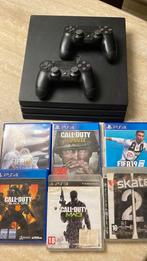 Playstation 4, 2 controllers, geen kabels, wel spelletjes, Games en Spelcomputers, Ophalen, Zo goed als nieuw, Slim