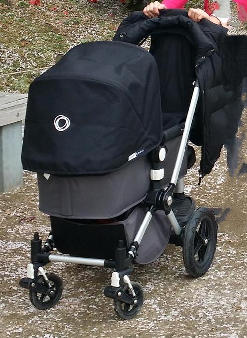 Bugaboo Cameleon zwart koets en buggy, Enfants & Bébés, Poussettes & Combinaisons, Utilisé, Poussette combi, Bugaboo, Avec nacelle