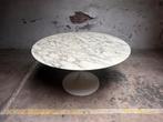 Design Eettafel Eero Saarinen voor Knoll Marmer Rond 137 cm, Ophalen, Zo goed als nieuw, Vijf personen of meer, Metaal