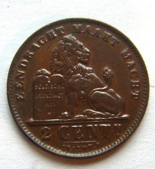 BELGISCHE munt - 2 ct ALBERT - 1911, Postzegels en Munten, Munten | België, Losse munt, Overig, Verzenden