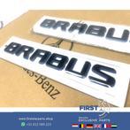 BRABUS ROCKET LOGO ZWART / BLAUW ACHTERKLEP LETTERS Mercedes