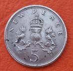Pièce Angleterre Elisabeth II - 5 new pence - 1968, Verzenden, Overige landen, Losse munt