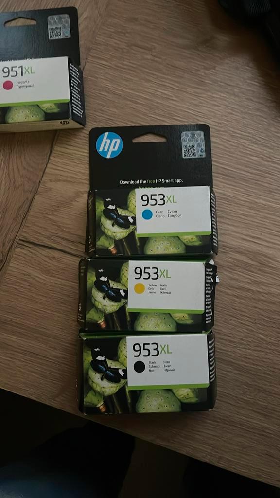 HP 953XL originele high-capacity zwarte inktcartridge, Computers en Software, Printerbenodigdheden, Zo goed als nieuw, Cartridge