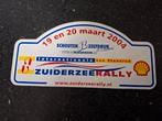 Sticker 2004 autorally Zuiderzee rally Shell, Verzamelen, Stickers, Ophalen of Verzenden, Zo goed als nieuw, Auto of Motor