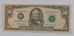 USA 50 dollar letter A, Postzegels en Munten, Verzenden, Noord-Amerika, Los biljet