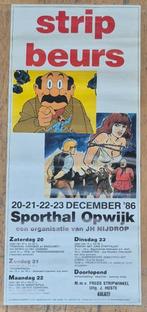 Kiekeboe poster stripbeurs Nijdrop 1986 Merho Bakelandt, Verzamelen, Ophalen of Verzenden, Overige figuren, Gebruikt, Plaatje, Poster of Sticker